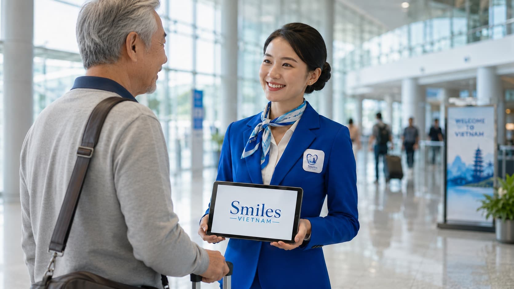 Private airport concierge welcome