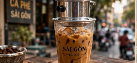 Iced Vietnamese coffee