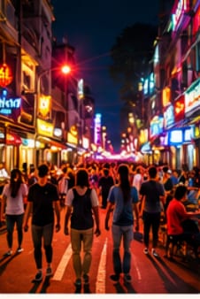 Bui Vien walking street (District 1)