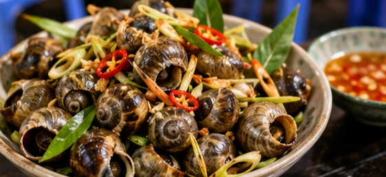 Ốc (snails) & street snacks